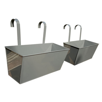 Andropolis Metal Railing Planter