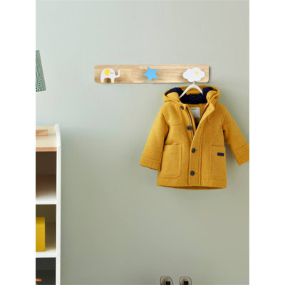 Portemanteau mural à 3 crochets Demitrius