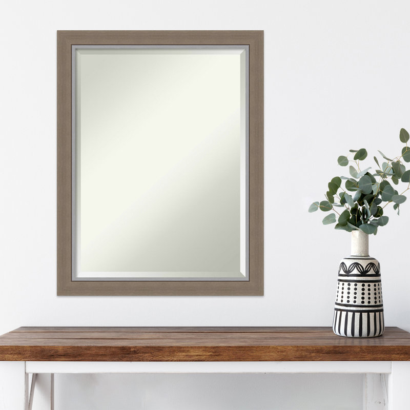 Miroir d'appoint mural Jumanah, 27,25 po x 21,25 po