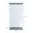 Two Door Glass Cabinet Glass Display Cabinet With 4 Shelves, Black