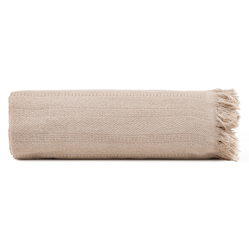 17 Stories Blanket, Light Brown