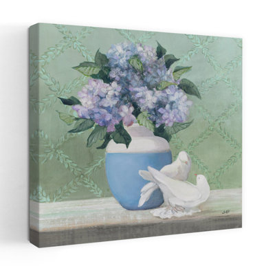 Art contemporain d'hortensia enchanté