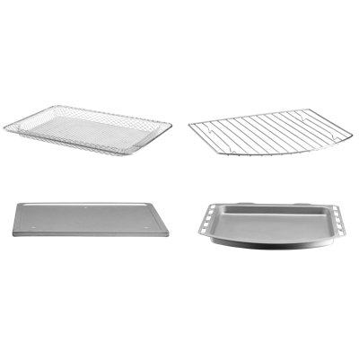 Gourmia 6-In-1 Multi-Function Air Fryer With Fry Basket, Oven Rack, Baking Pan And Crumb Tray, Fits 12” Pizza