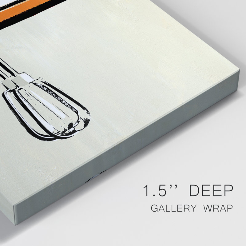 " Retro Kitchen Appliance III ", 36" H x 24" W x 1" D