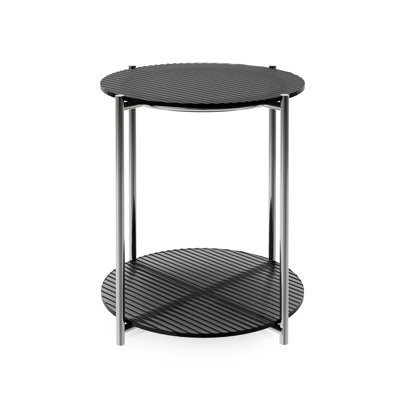 Alvi Glass Top End Table