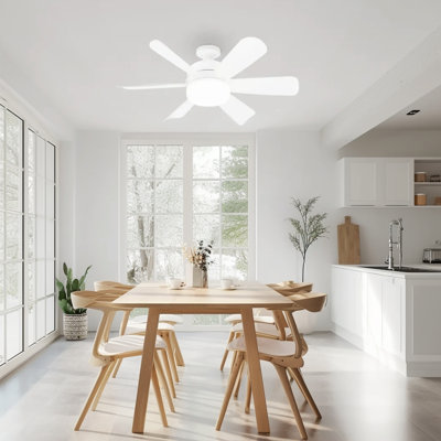Small Ceiling Fan with Light,Socket Fan Light,Remote Control to Adjust Wind Speed and Light