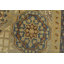 Tapis oriental en laine bleue noué à la main 9 pi x 12 pi 2 po Mamluk