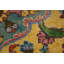 Tapis traditionnel rose en laine à motif floral 4 x 6