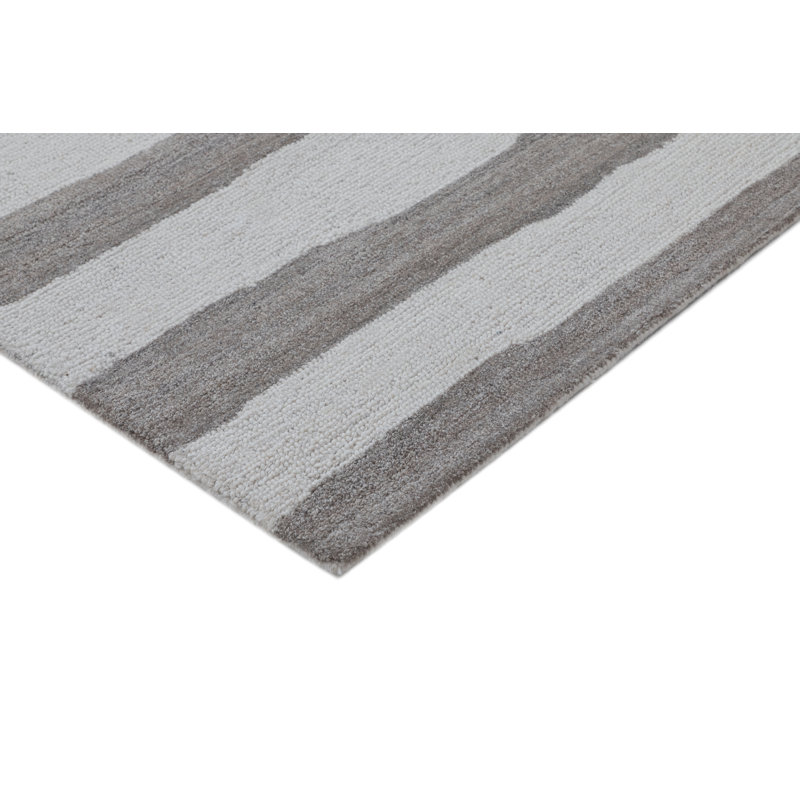 Tapis en laine touffeté à la main Willow, Rectangle 7 pi 6 po x 9 pi 6 po