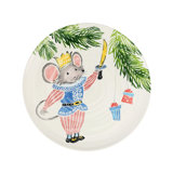 Nutcrackers Terra Bianca Round Platter