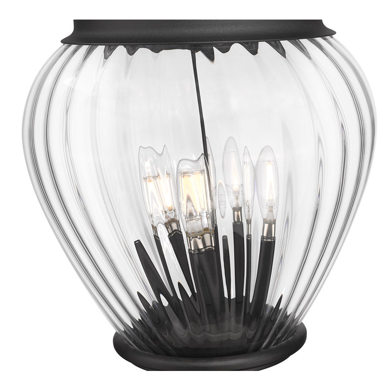 Luminaire d'extérieur 4 lumières Ashdown, H 107,25 po x l 14,25 po x P 14,25 po
