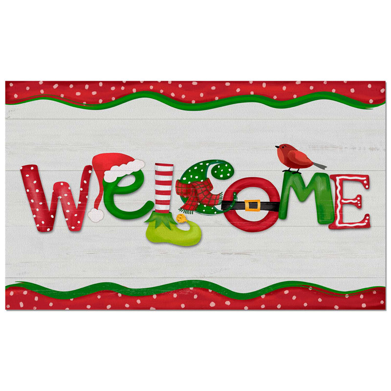Tapis d'entrée antidérapant 29,5 po x 17,75 po