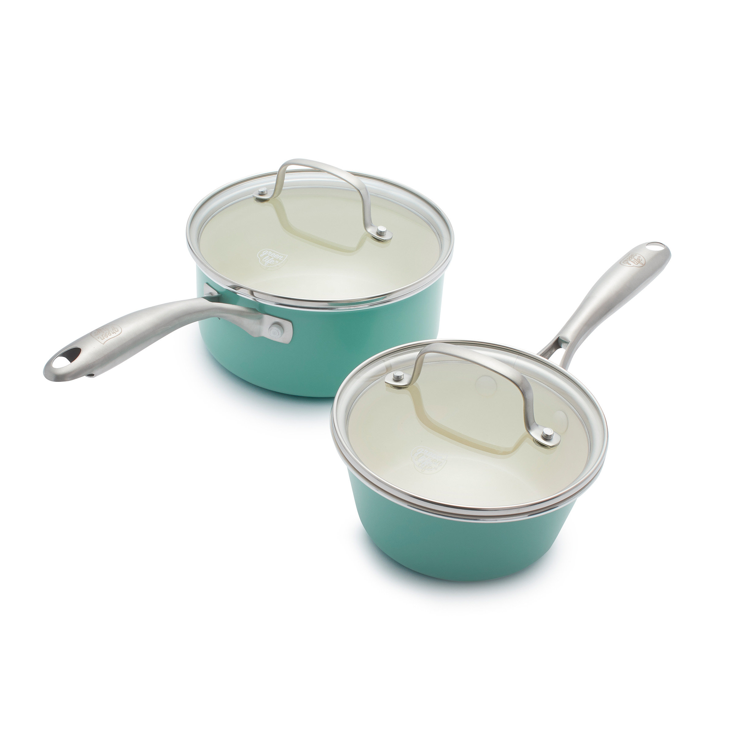 GreenLife  Stainless Pro 8 and 11-Inch Frypan Set