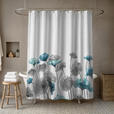 Jennings Way Floral Single Shower Curtain