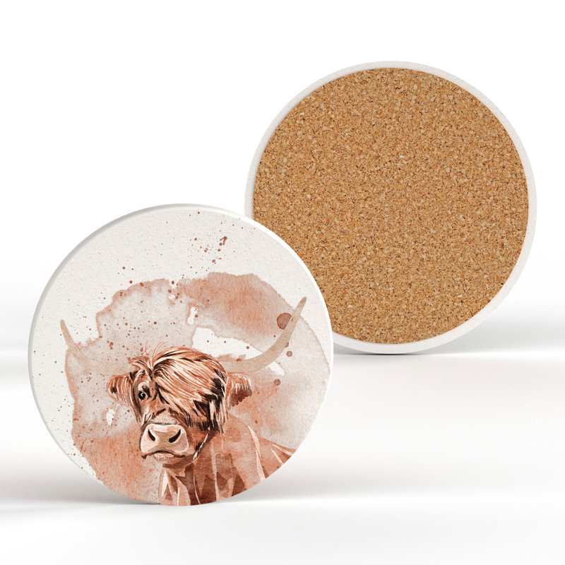 Ceramic Round 1 Piece Coaster