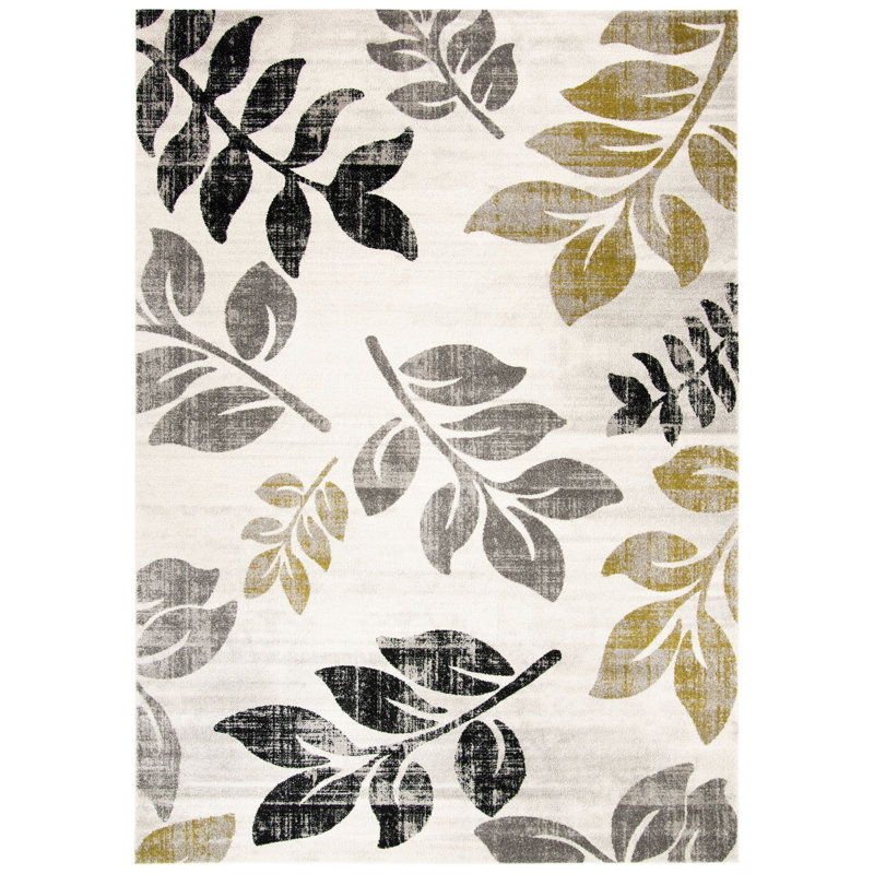 Tapis floral Rosario Porcello Performance, Rectangle 4 pi x 5 pi 7 po