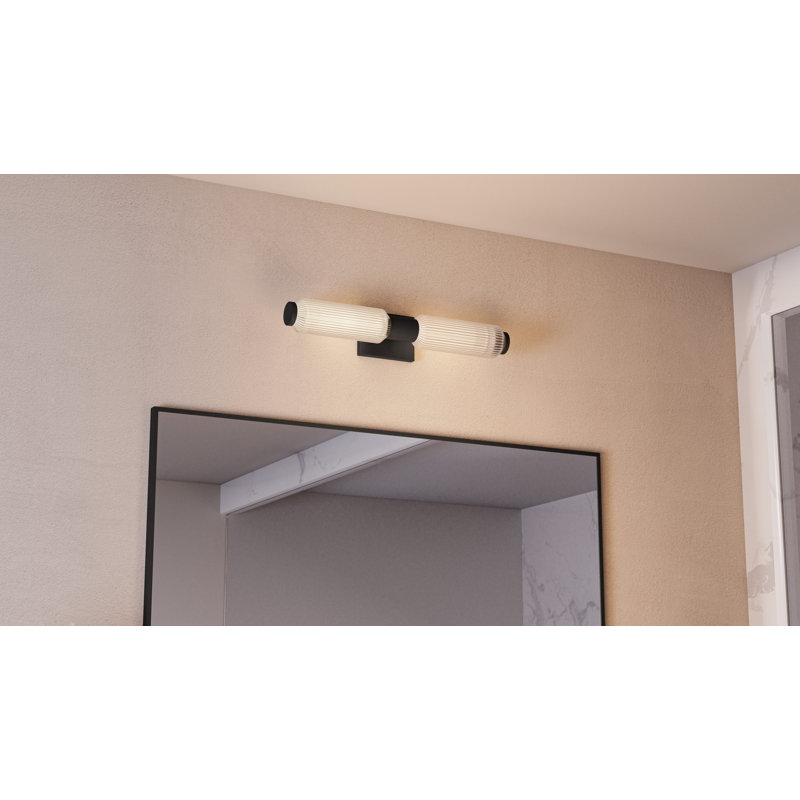 Hawes 2-Light  Bath Light, Matte Black