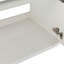 Armoire de salle de bain murale de 18 po avec lavabo en résine blanche et nombreuses façons de rangement, porte à fermeture en douceur - meuble-lavabo à finition fascinante, nombreuses possibilités, armoire-794322963