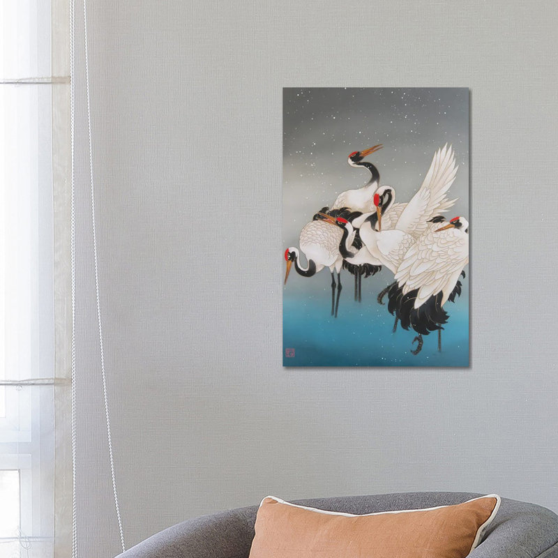 Winter In Hokkaido - Painting on Canvas, Wrapped Canvas, 66.04 cm H x 45.72 cm W x 1.91 cm D
