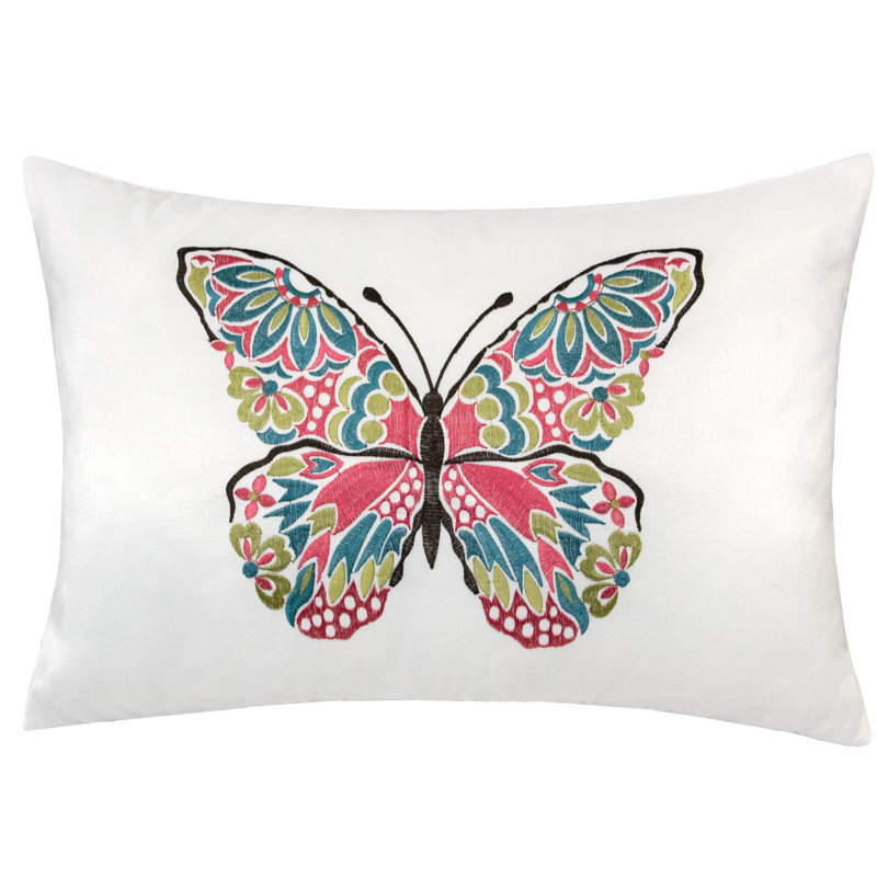 Coussin intérieur / extérieur Evlyn, Blanc