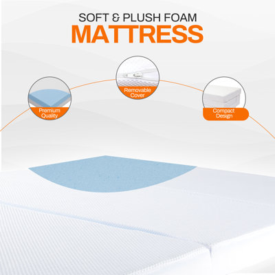 Matelas de futon simple 4 po Beneccio