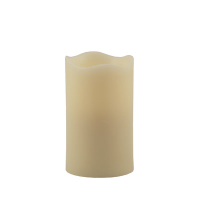 Ivory Flameless Pillar Candle