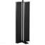 Lampe de table contemporaine 28 "en métal noir et lin blanc-1919732248