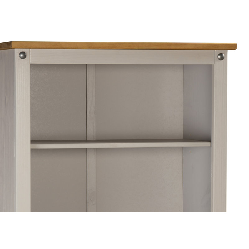 Palmea 180cm H x 82cm W Standard Bookcase, Grey