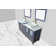 Karson 72'' Double Bathroom Vanity with Engineered Marble Top with Mirror