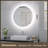Roslindale Frameless Lighted Wall Mirror with 3 Color Brightness Adjustable & Anti-Fog-653924018
