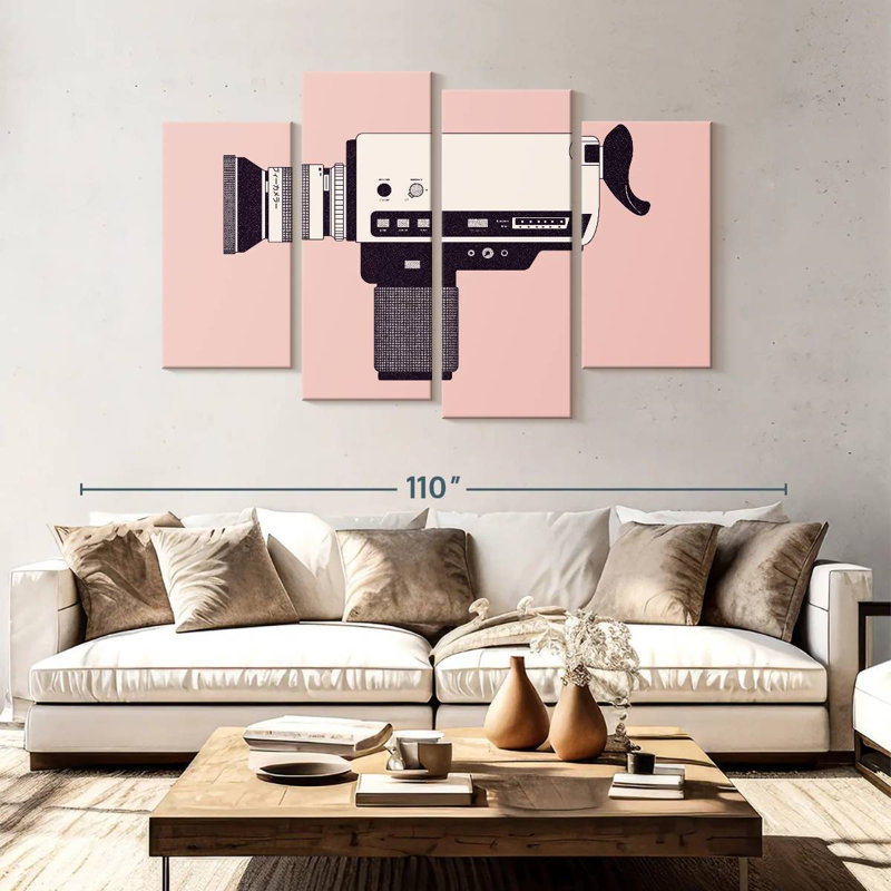 Senne Super 8 Camera, 54" H x 84" W