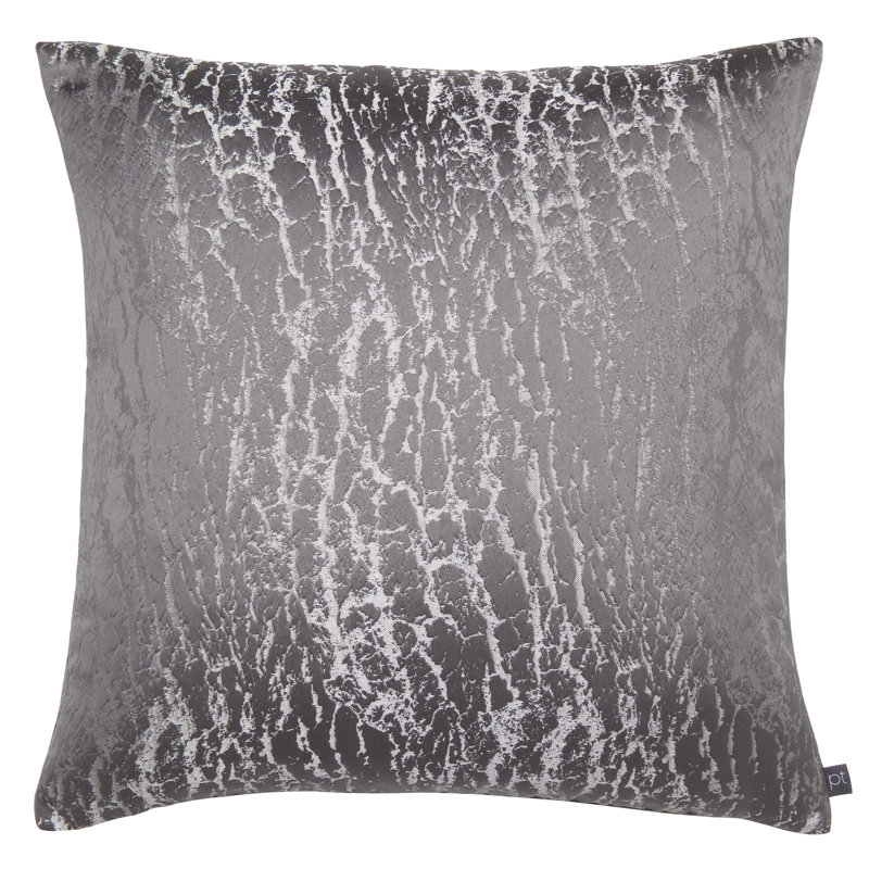  Metallic Cushion Cover, Grey