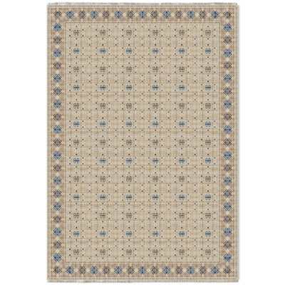 Tapis rectangulaire avec envers antidérapant Wyomia