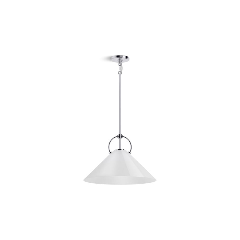 Luminaire suspendu 18 po Kernen By Studio McGee, Chrome poli