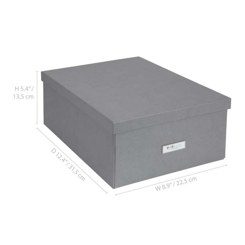 Collapsible Storage Box, Grey