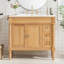 Meuble-lavabo 36 po avec lavabo en céramique-128979811