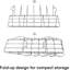 Grille à 6 fentes pour barbecue - Grille en acier inoxydable durable de qualité supérieure pour barbecue facile à utiliser et à nettoyer