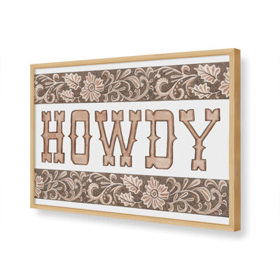 HOWDY by Cindy Jacobs Art Print