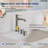 Single-Hole Single-Handle Bathroom Sink Faucet with Drain Assembly-124671811