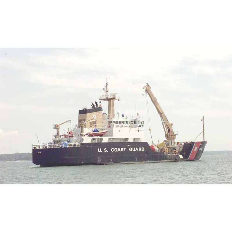 USCGC Elm (WLB-204) Ship Model, 10" H x 30" W x 5" D