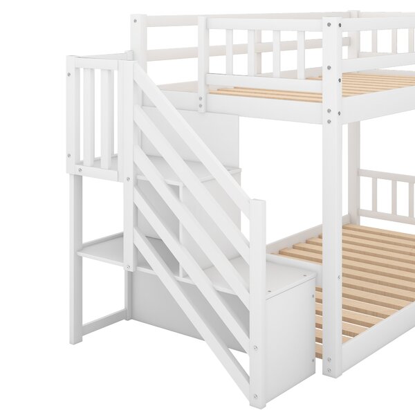 Isabelle & Max™ Pols Kids Twin Over Twin Bunk Bed & Reviews | Wayfair