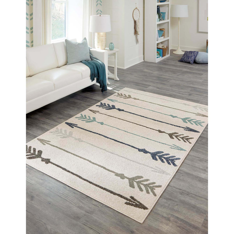 Geometric Area Rug, Rectangle 274 x 366cm