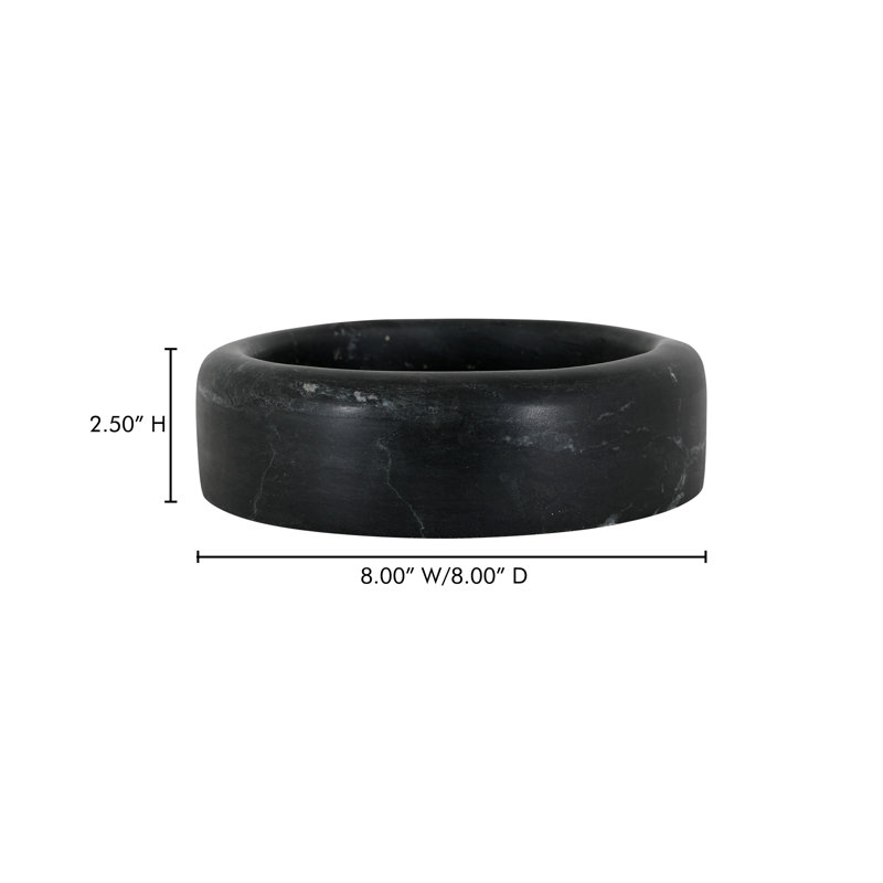 Anais Catchall Beige Marble, Black