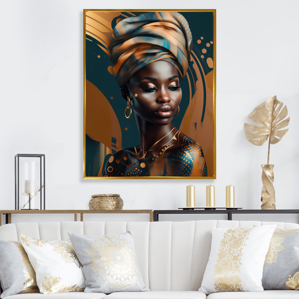 Dakota Fields African Chromatic Woman II On Canvas Print | Wayfair