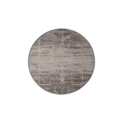 Machine Washable Gray Area Rug