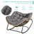 Weixel Oversized PE Wicker Outdoor Rocker Chair With Cushion-469035710
