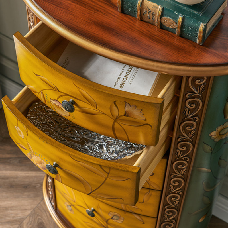 Commode d'appoint Syani, Jaune
