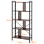 155cm H x 74cm W Iron Bookcase