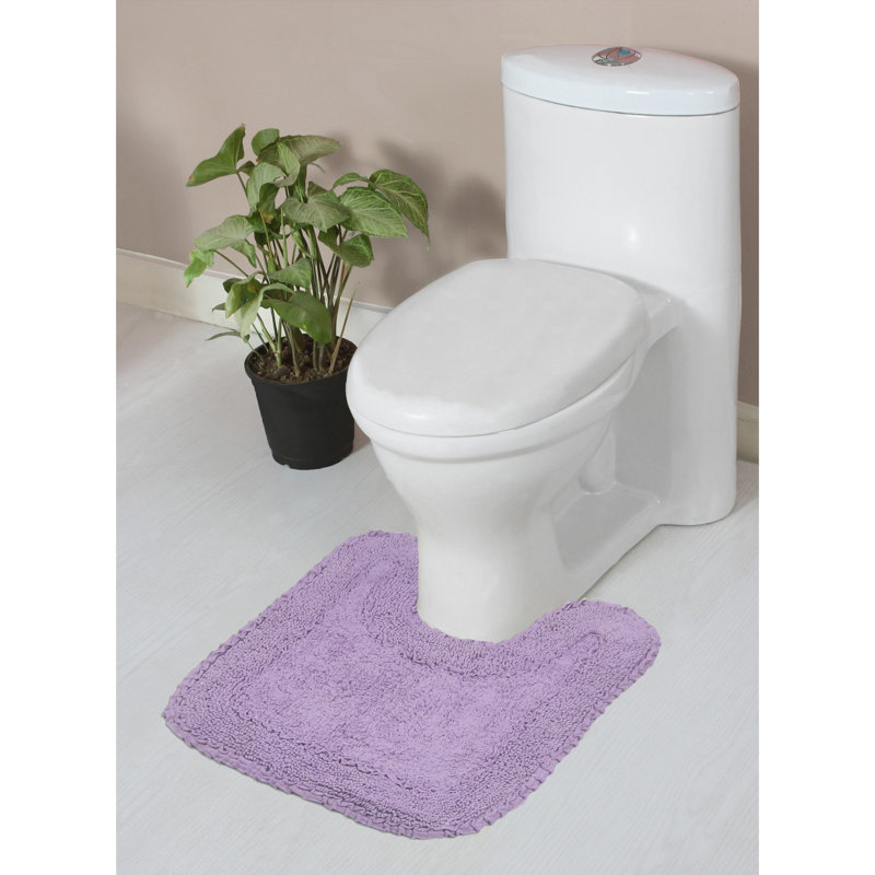 Tapis 100% coton Aceyon 20 po x 20 po, Mauve