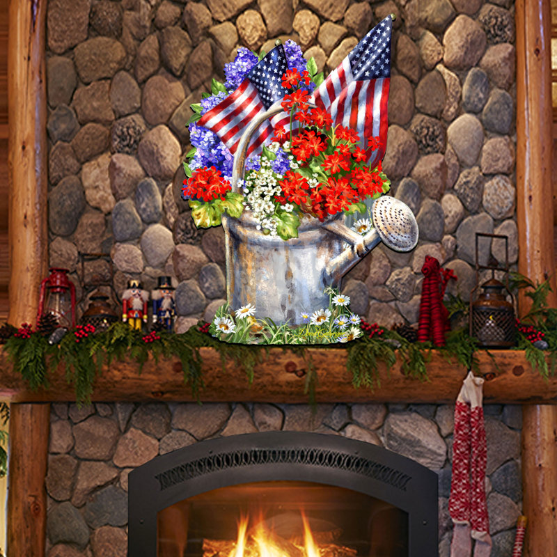Cintre et porte mural american freedom